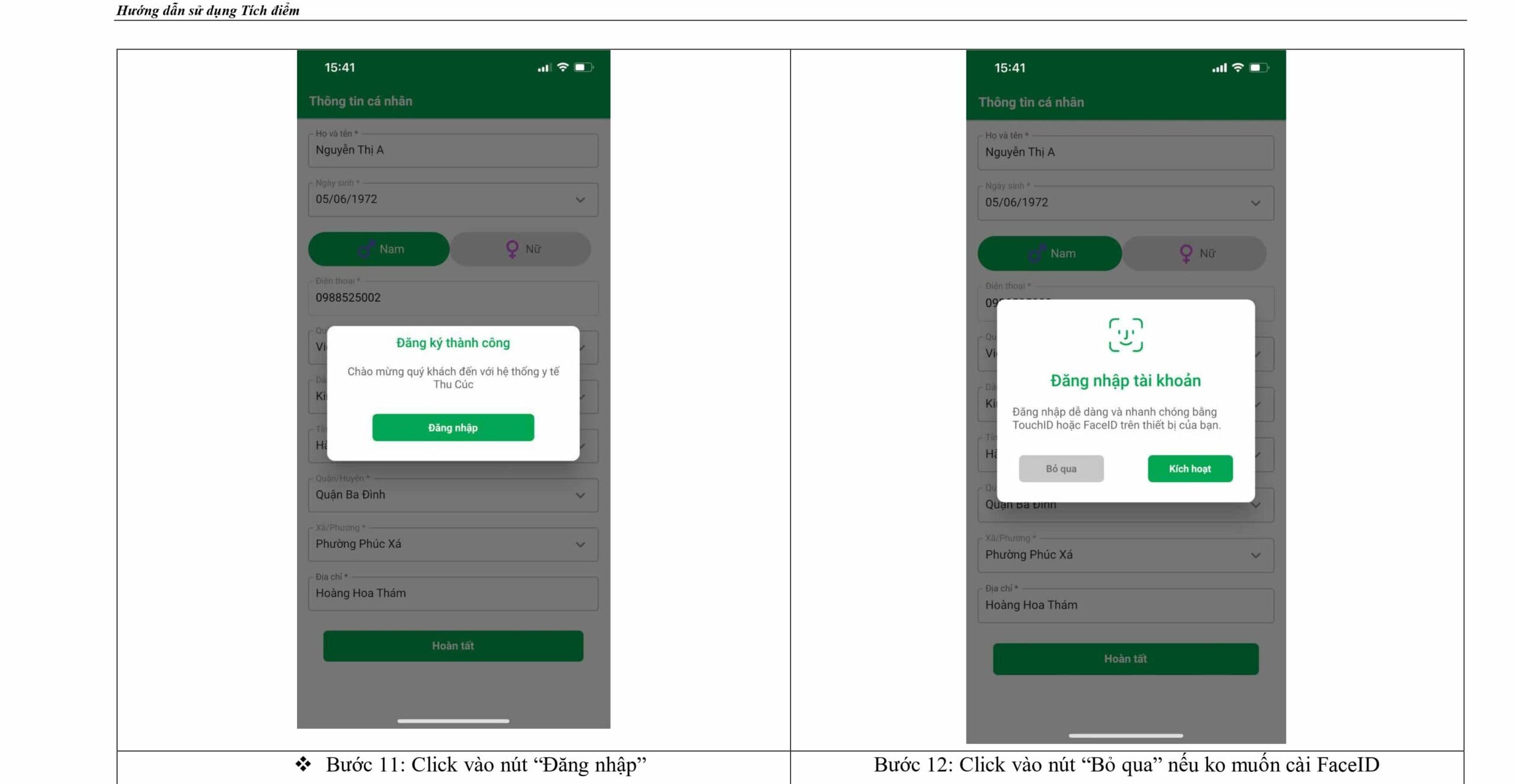 Hướng dẫn tích và sử dụng điểm app TCI