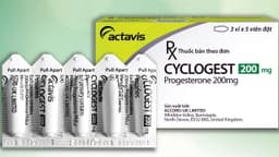 Thuốc đặt cyclogest 200mg có tác dụng gì?