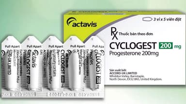 Thuốc đặt cyclogest 200mg có tác dụng gì?