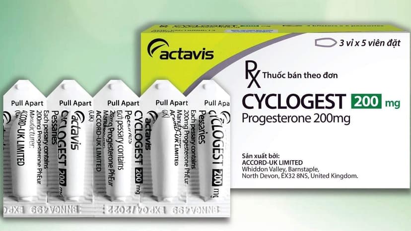 Thuốc đặt cyclogest 200mg có tác dụng gì?