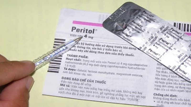 peritol 4mg là thuốc gì