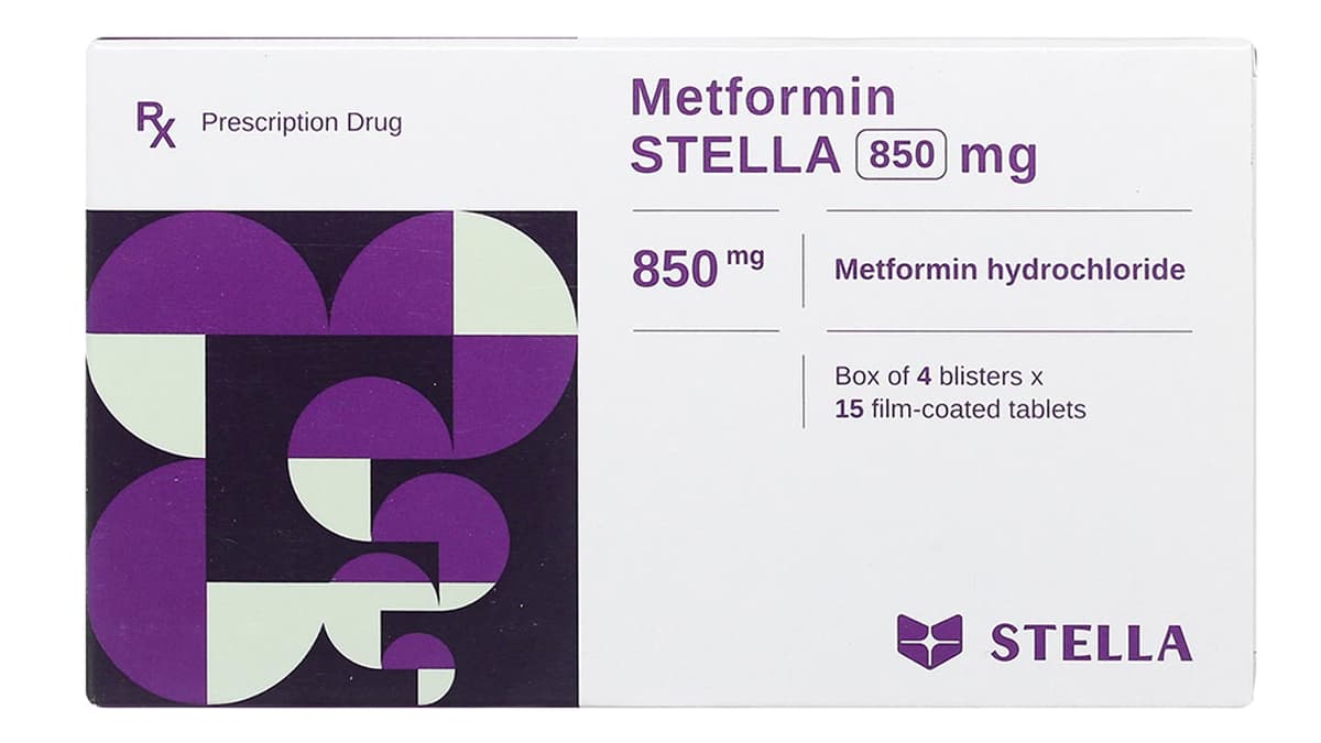 Thuốc tiểu đường metformin 850