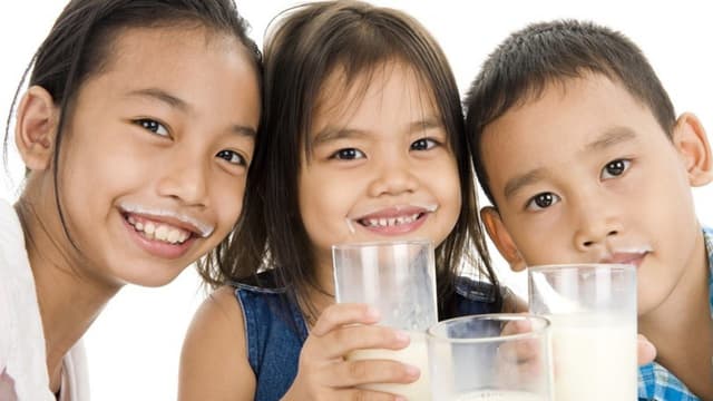 Trẻ uống nhiều sữa có gây dậy thì sớm không?