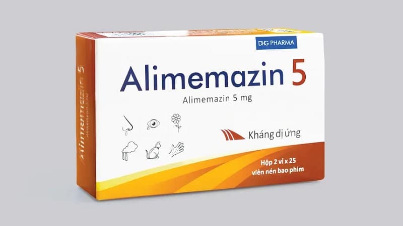 Alimemazin là thuốc kháng histamin thế hệ mấy