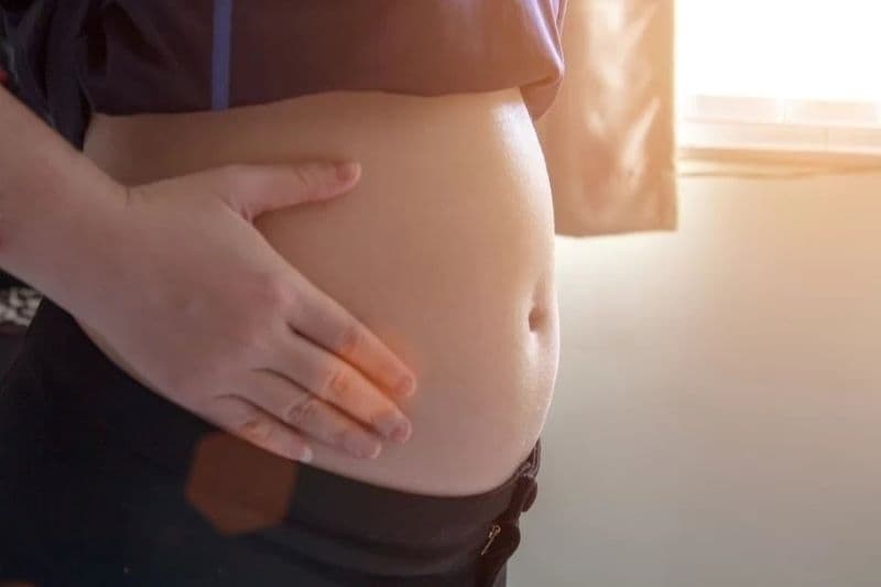 bụng phình to căng cứng khó thở