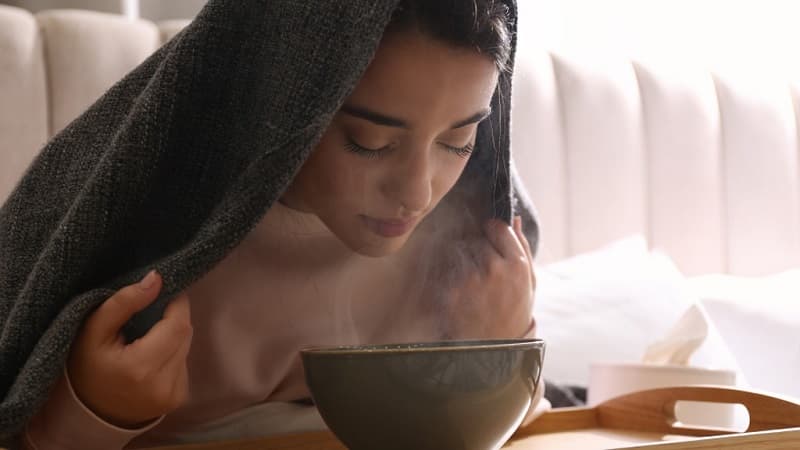 cảm cúm có nên xông hơi không