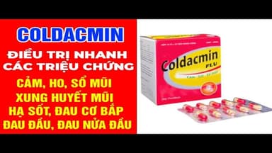 Coldacmin có phải thuốc kháng sinh không? Trẻ em, bà bầu, phụ nữ cho con bú có dùng được?