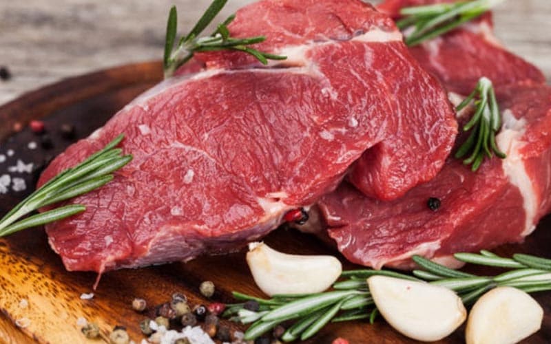 bị áp xe có ăn được thịt bò không