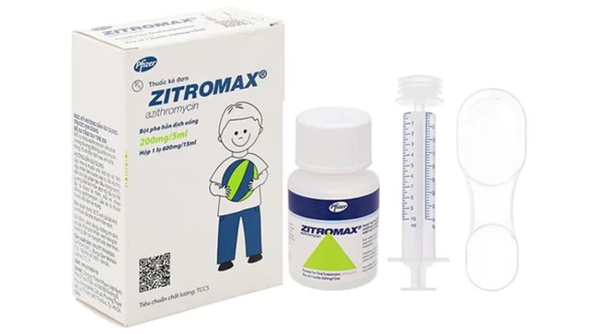 Liều dùng thuốc kháng sinh Azithromycin cho trẻ em