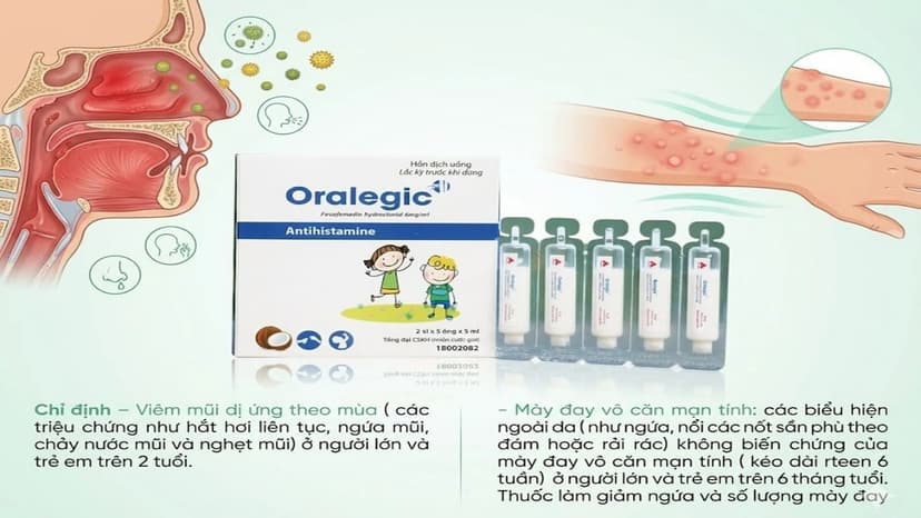 Thuốc oralegic có phải kháng sinh không?