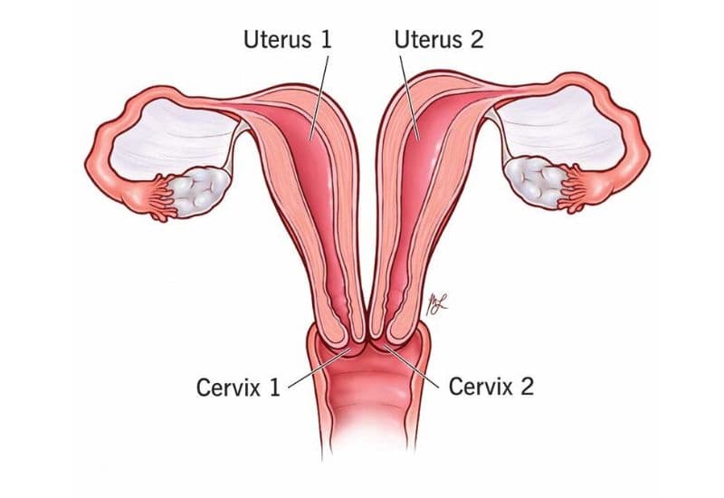 2 tử cung có thai không