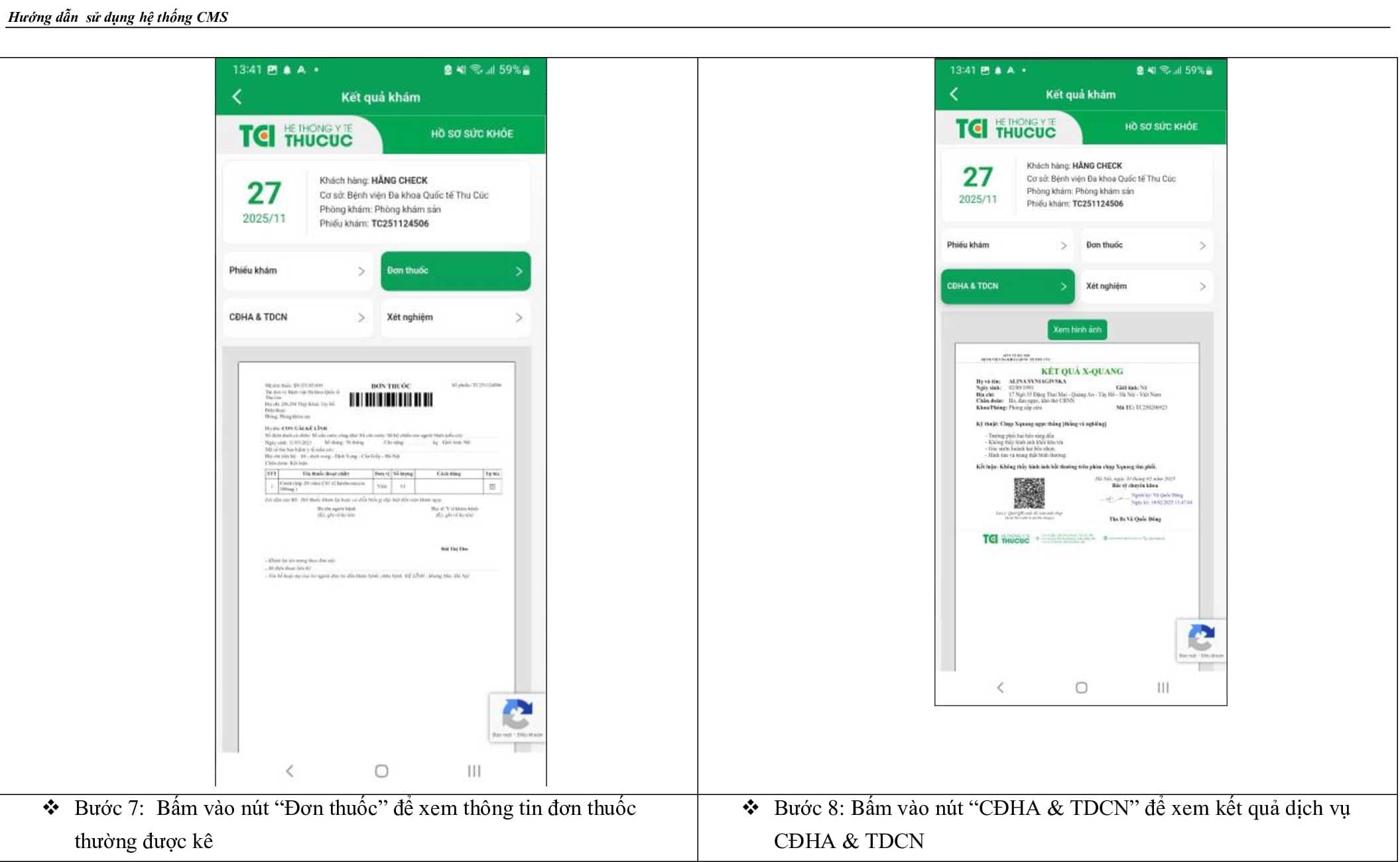 Hướng dẫn sử dụng tra cứu kết quả khám sức khỏe