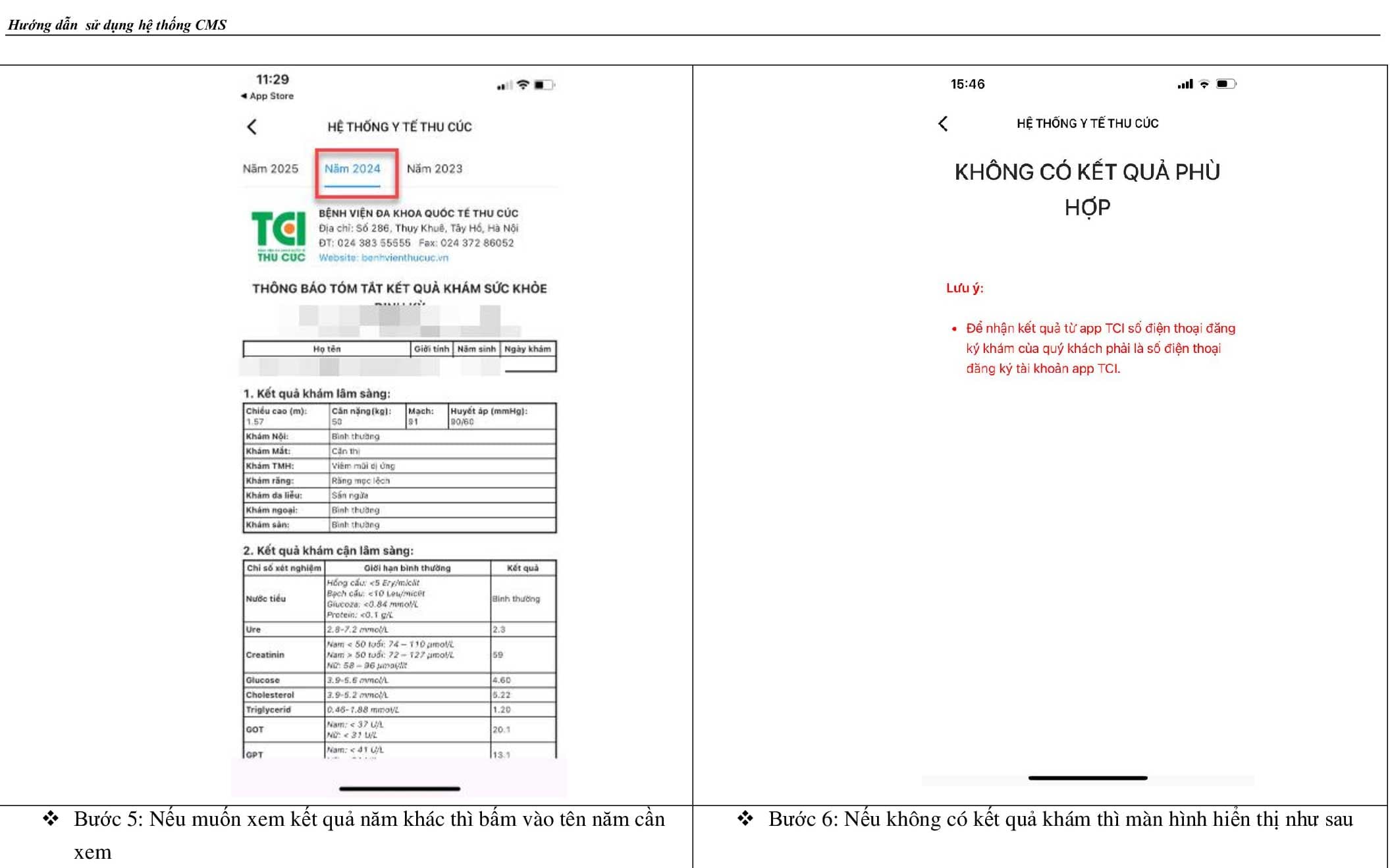 Hướng dẫn sử dụng tra cứu kết quả khám sức khỏe