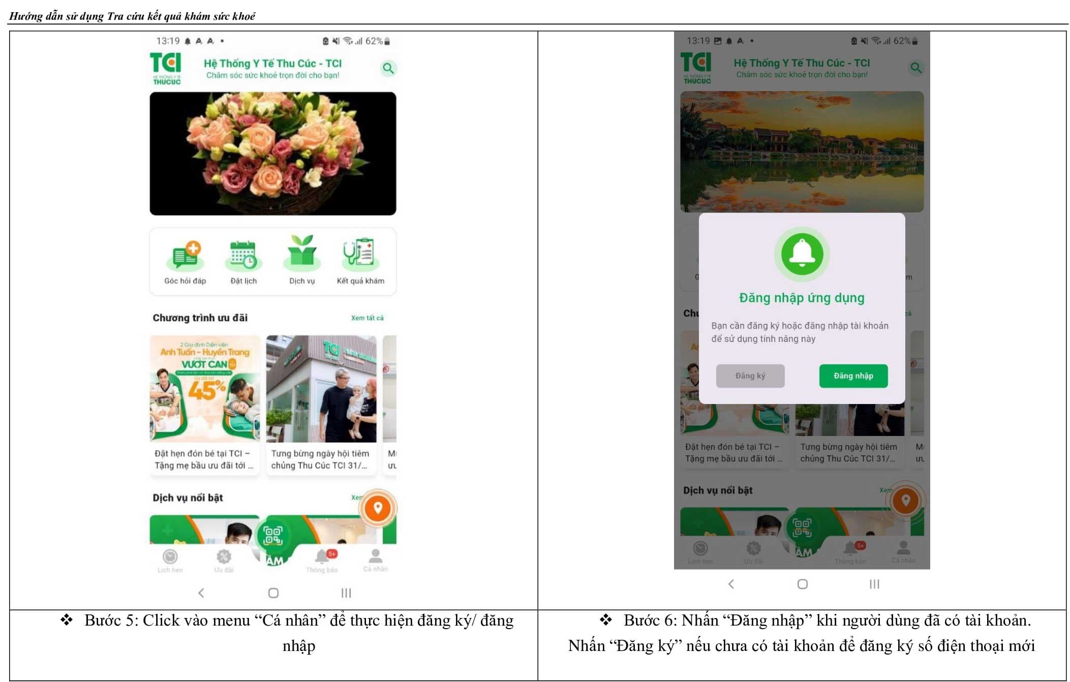 Hướng dẫn sử dụng tra cứu kết quả khám sức khỏe cho người thân
