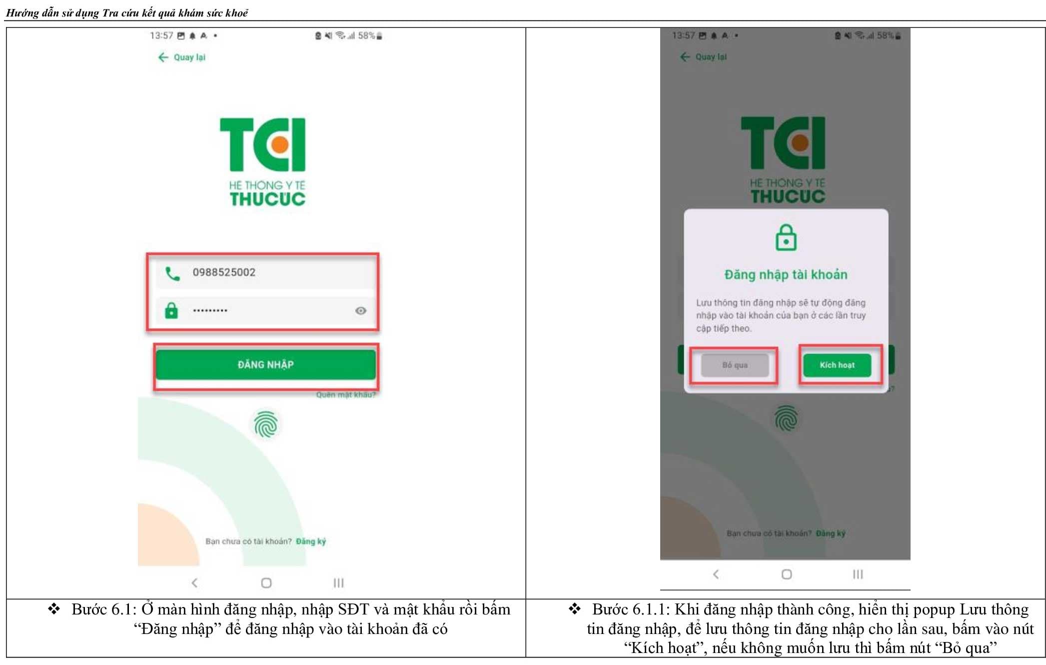 Hướng dẫn sử dụng tra cứu kết quả khám sức khỏe cho người thân