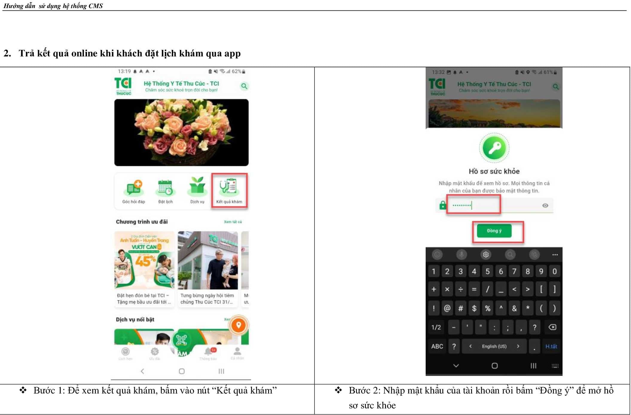 Hướng dẫn sử dụng tra cứu kết quả khám sức khỏe