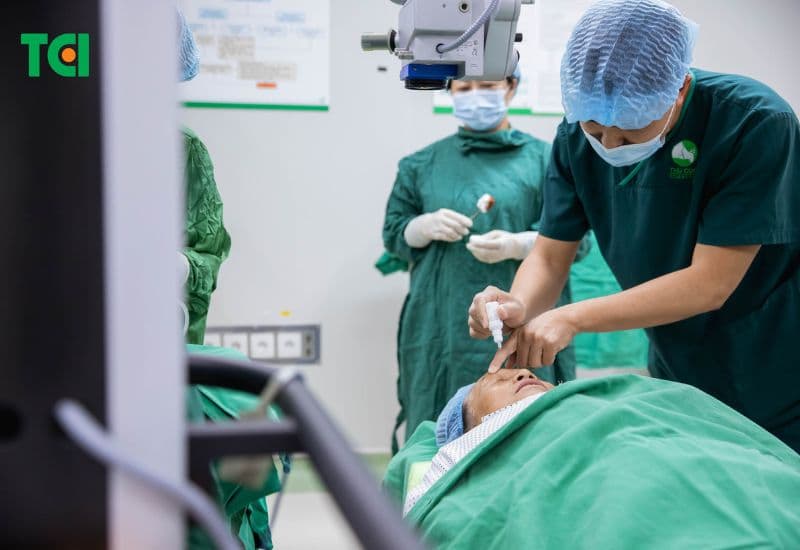 quy trình mổ phaco