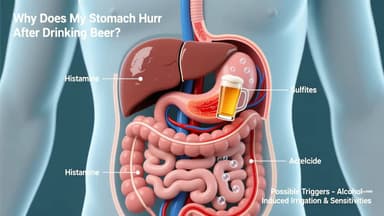 Vì sao bị rối loạn tiêu hóa sau khi uống bia?