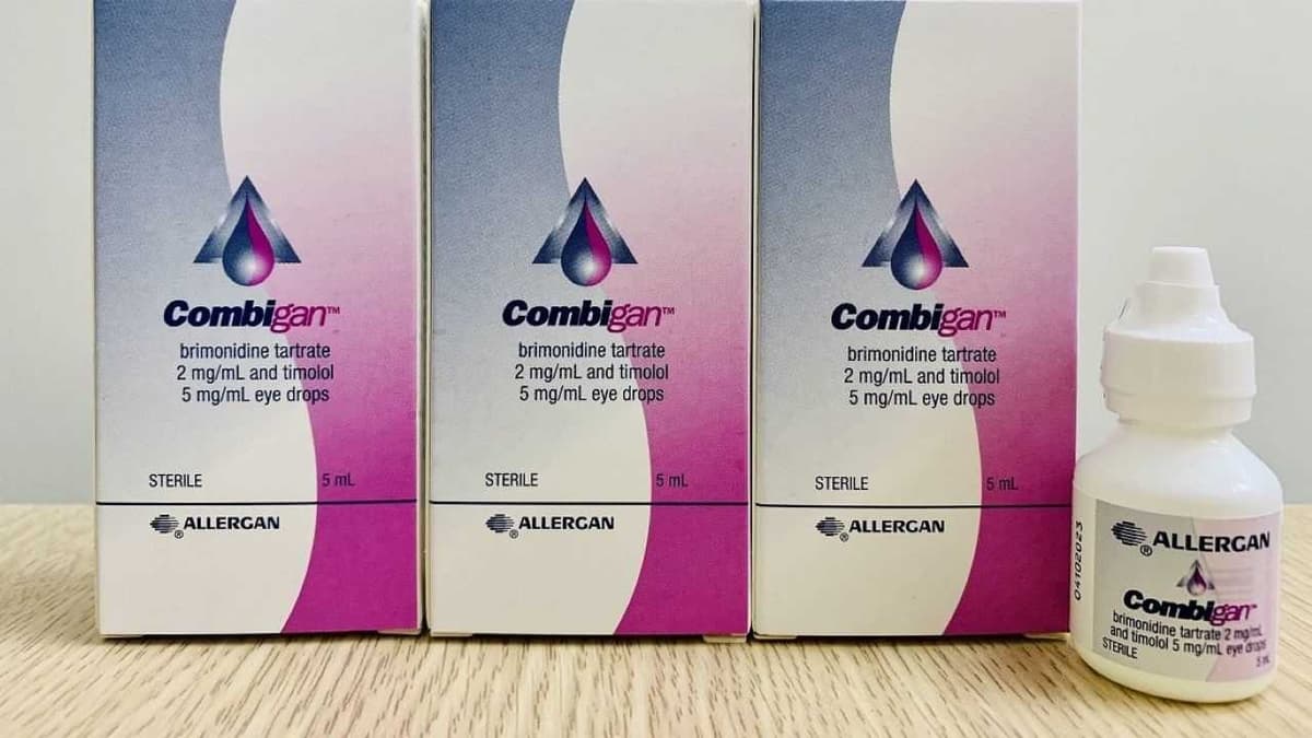 Thuốc hạ nhãn áp combigan: Tác dụng, chỉ định, lưu ý khi dùng