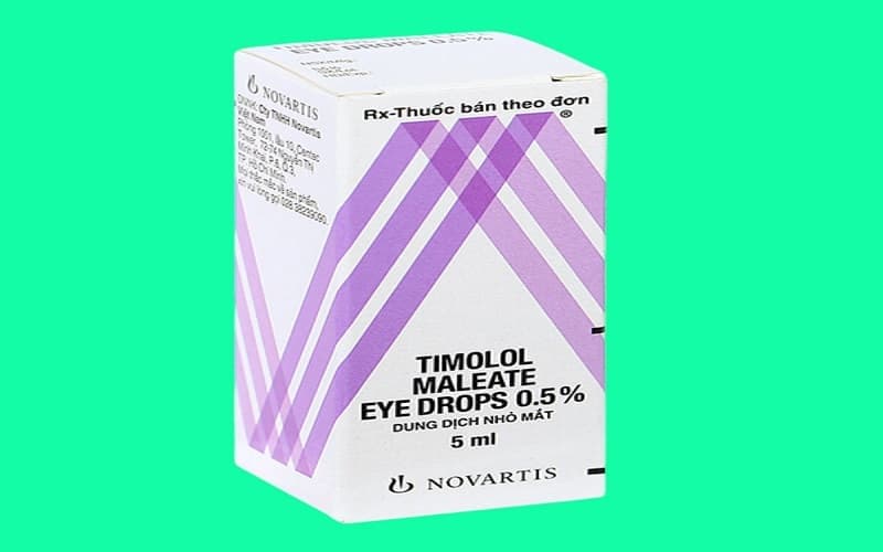 thuốc hạ nhãn áp timolol