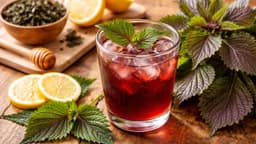 Cách uống lá tía tô giảm mỡ bụng