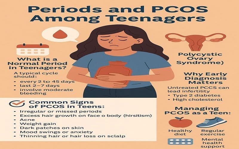 dấu hiệu đa nang buồng trứng ở tuổi dậy thì