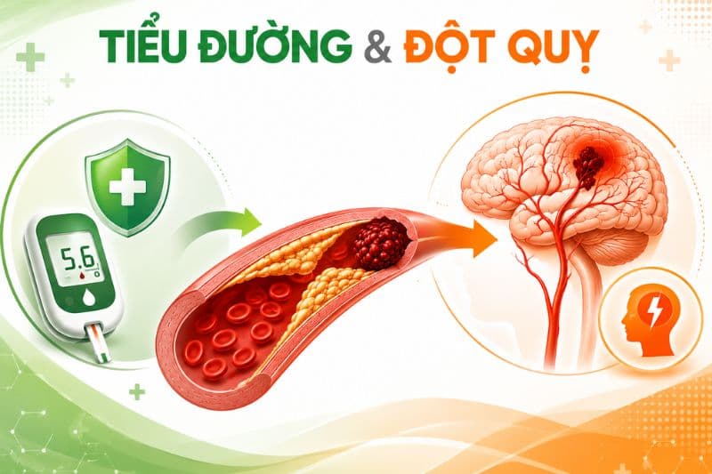 biến chứng tiểu đường gây đột quỵ