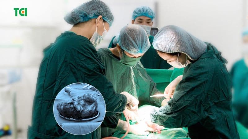 Ca phẫu thuật đã diễn ra suôn sẻ, người bệnh K. T phục hồi tốt sau phẫu thuật.