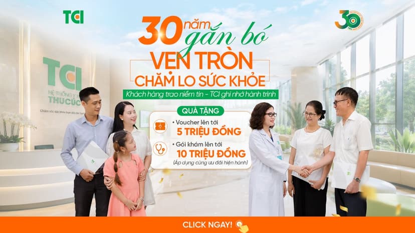 Thu Cúc TCI gửi tặng hàng triệu khách hàng chương trình chăm sóc sức khỏe đặc biệt nhân dịp 30 năm đồng hành