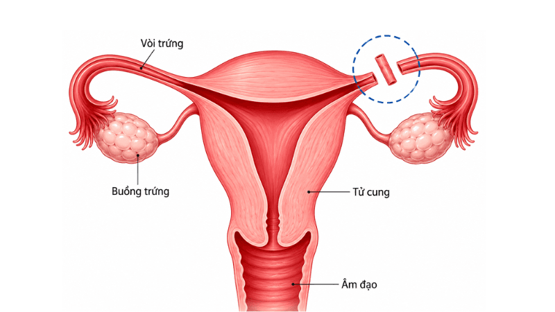 Chỉ định cắt vòi trứng triệt sản