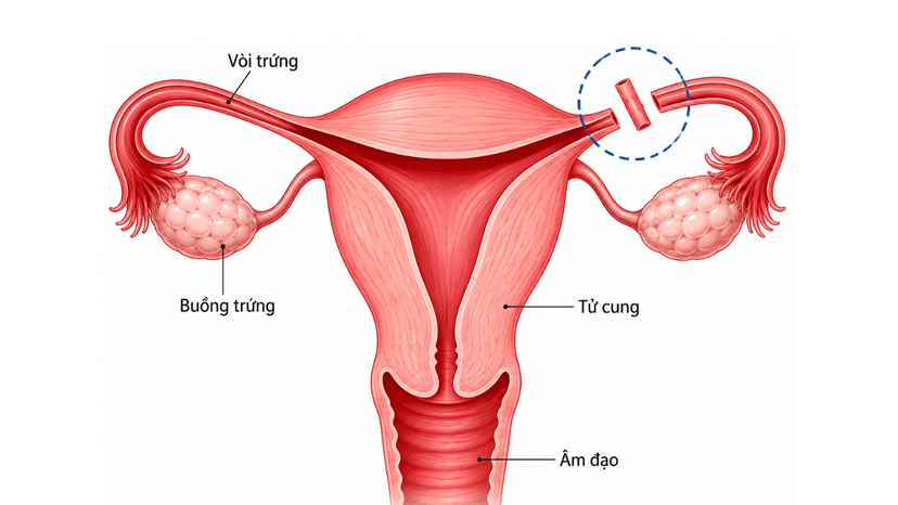 Chỉ định cắt vòi trứng triệt sản