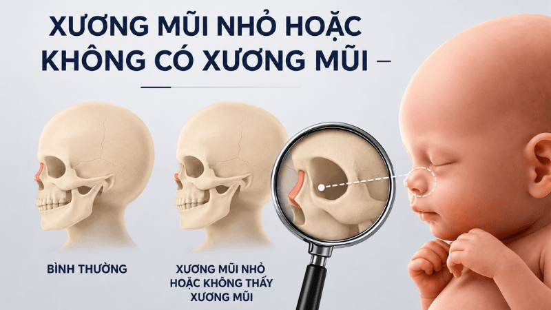 chiều dài xương mũi thai nhi 16 tuần