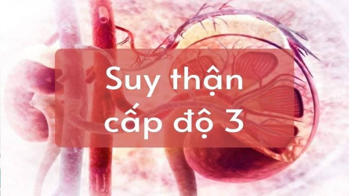 Suy thận mức độ 3 có nguy hiểm không?