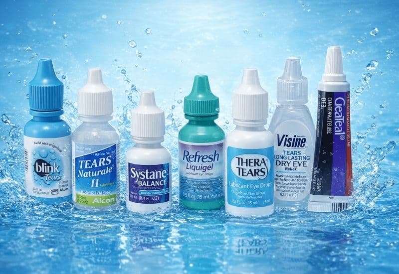 Các tác dụng của nước mắt nhân tạo