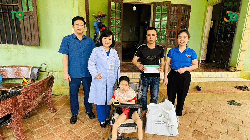 Thu Cúc TCI hoạt động thiện nguyện ở NInh Bình