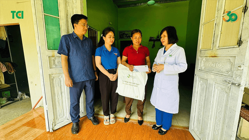 Thu Cúc TCI hoạt động thiện nguyện ở NInh Bình