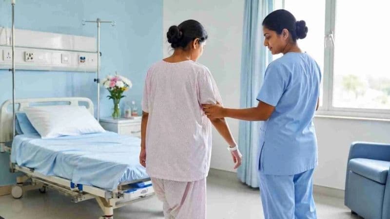 Sau ngày đầu sau sinh, sản phụ nên tập đi bộ nhẹ nhàng để tăng lưu thông máu, hỗ trợ vết thương phục hồi và hạn chế cứng khớp.