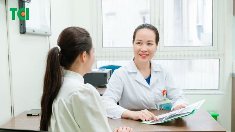 Sau can thiệp, nếu chảy máu nhiều, người bệnh cần tái khám sớm để kiểm tra.