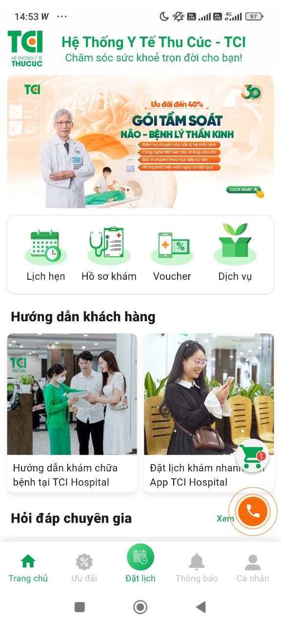 App TCI Hospital – Giải pháp đặt lịch khám nhi thông minh, giúp cha mẹ chủ động thời gian và mang lại sự chăm sóc y tế an toàn, hiện đại cho con yêu.