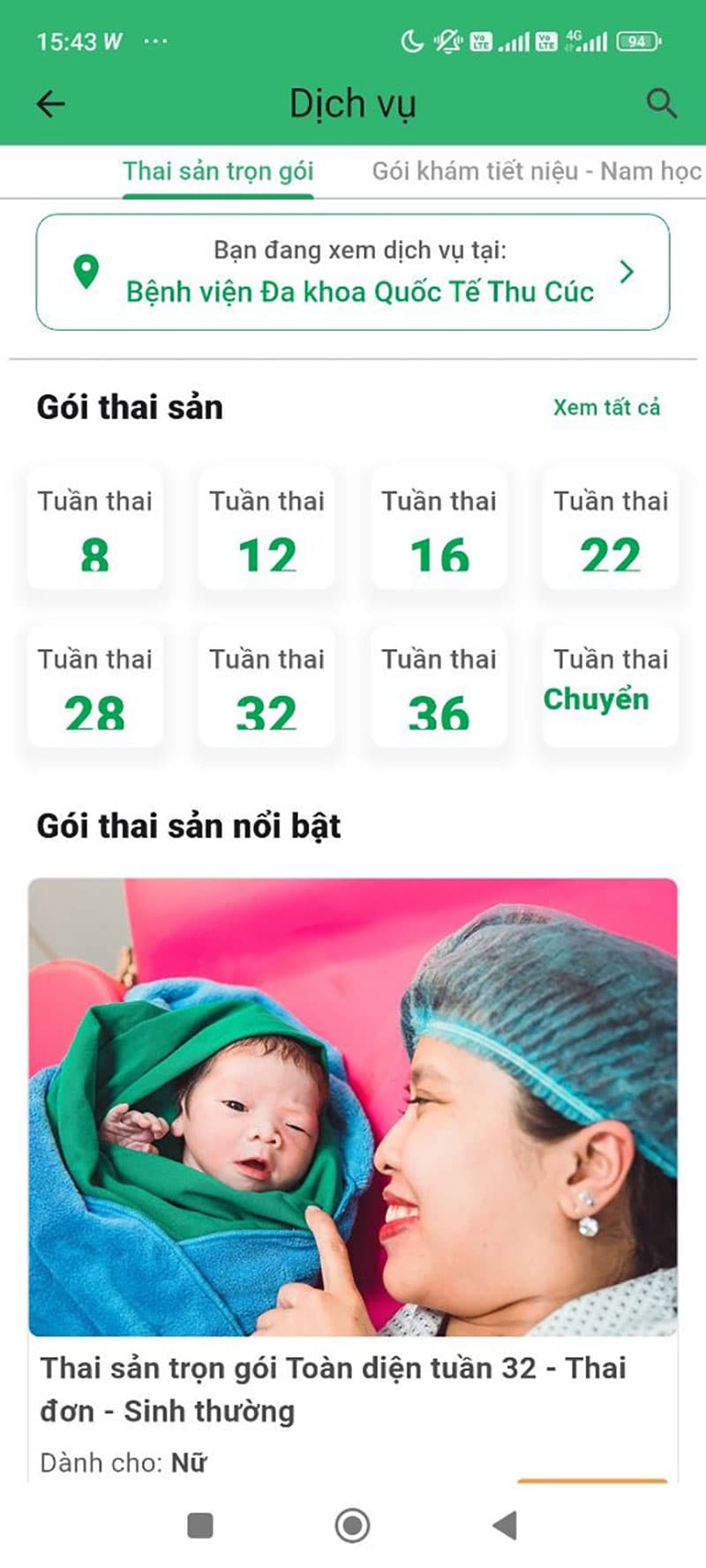 Khám phá đa dạng gói khám sức khỏe & thai sản với nhiều ưu đãi hấp dẫn ngay trên App TCI Hospital.