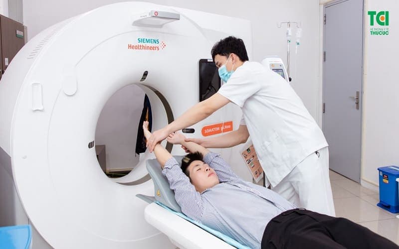 Chụp CT lồng ngực liều thấp sàng lọc ung thư phổi tại Thu Cúc