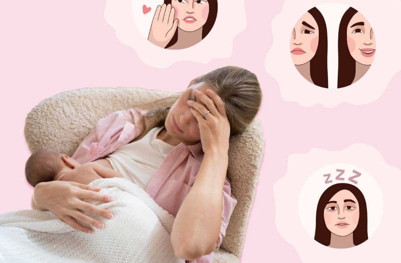 Thay đổi nội tiết và quá trình cho con bú có thể khiến kinh nguyệt sau sinh chưa ổn định.