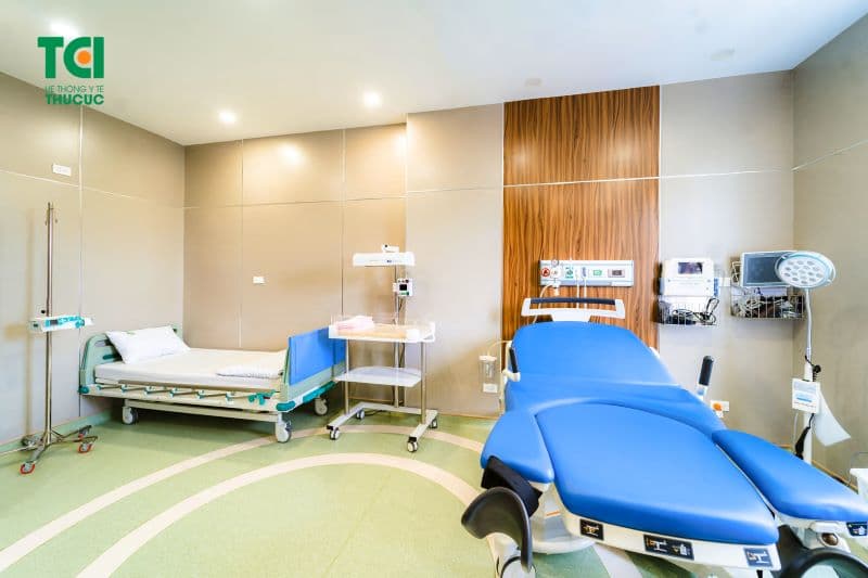 Khoa Phụ sản Thu Cúc TCI được trang bị hệ thống siêu âm, xét nghiệm và thiết bị chẩn đoán hiện đại