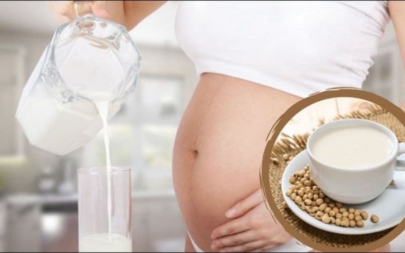 Bầu uống sữa đậu được không?