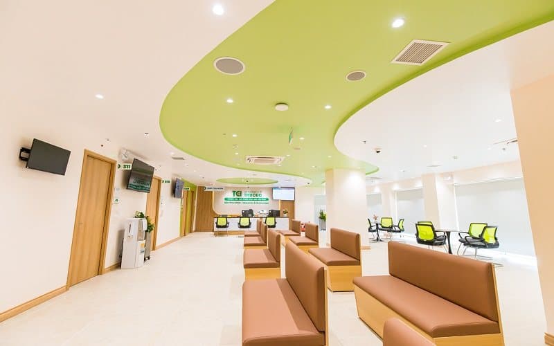 Không gian khám và chữa bệnh tại Thu Cúc TCI Hải Phòng rộng rãi, sạch đẹp