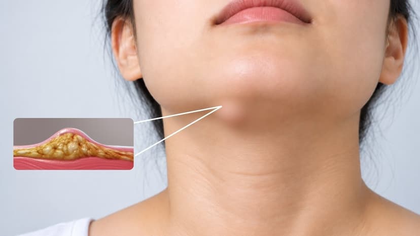 Nổi u mỡ dưới cằm? Triệu chứng và chẩn đoán