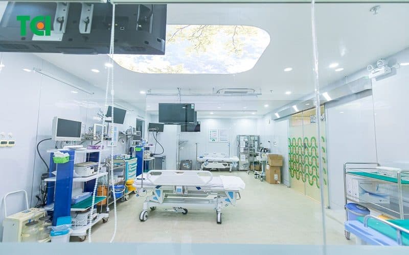 Máy móc hiện đại phục vụ nội soi tiêu hoá tại Thu Cúc TCI Hải Phòng