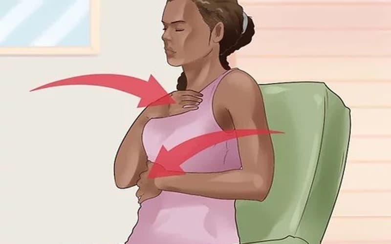 Hít thở sâu khi bị trào ngược giúp ổn định nhịp thở và nhịp tim