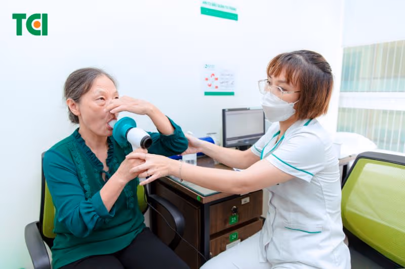 Đo chức năng hô hấp là một trong những phương pháp đánh giá khả năng thông khí, phát hiện tình trạng tắc nghẽn đường thở.