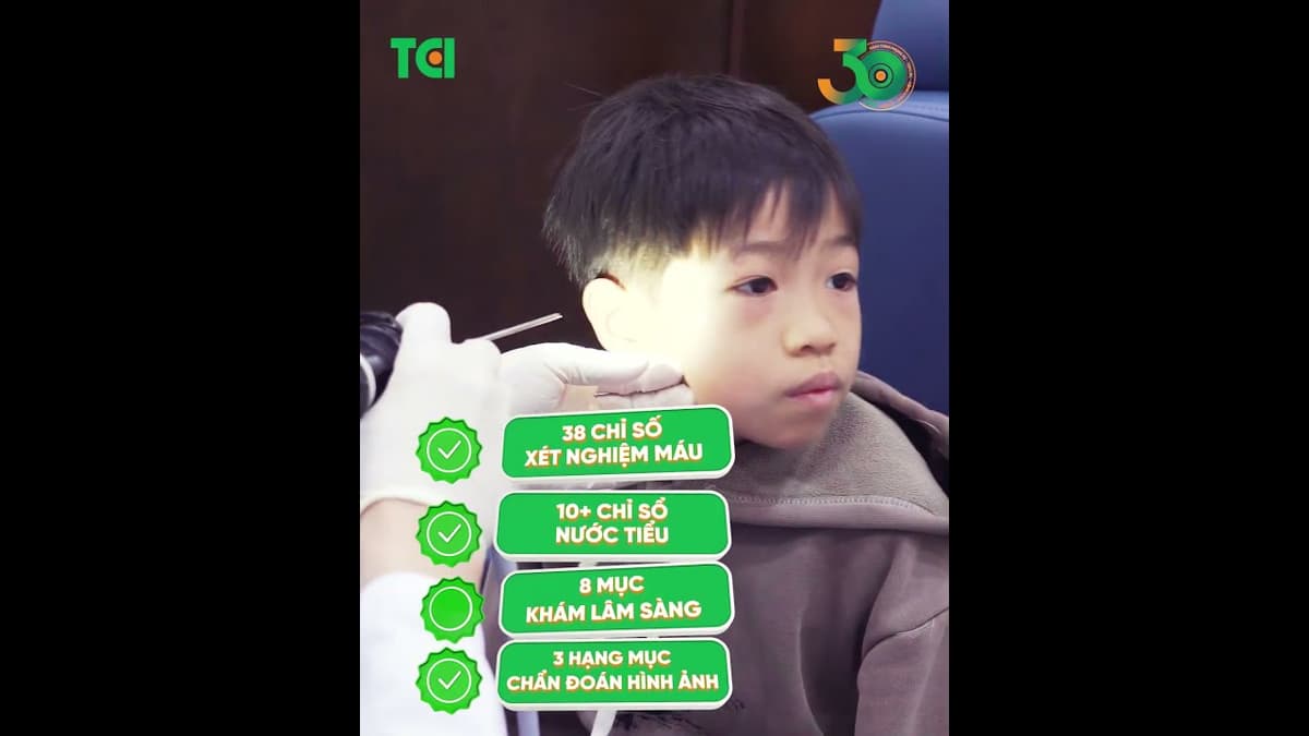 Đăng ký Gói khám tổng quát Nhi khoa TCI – Kiểm tra kỹ khi trẻ thường xuyên ốm tái diễn